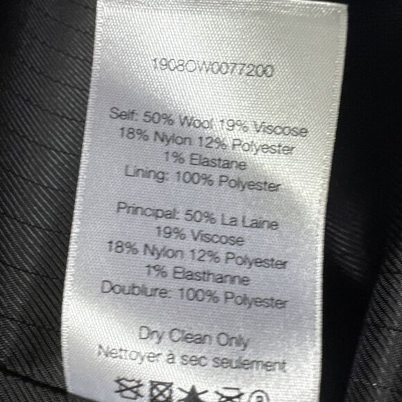 Veronica Beard Plus Size 16 Womens Crispin Coat Purple Multicolored Wool Blend - Picture 7 of 15